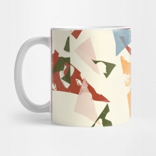 Summer Textured Triangles Mug